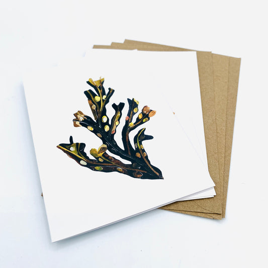 notecards with Kraft envelopes