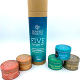 Five Tin Gift Set with tins